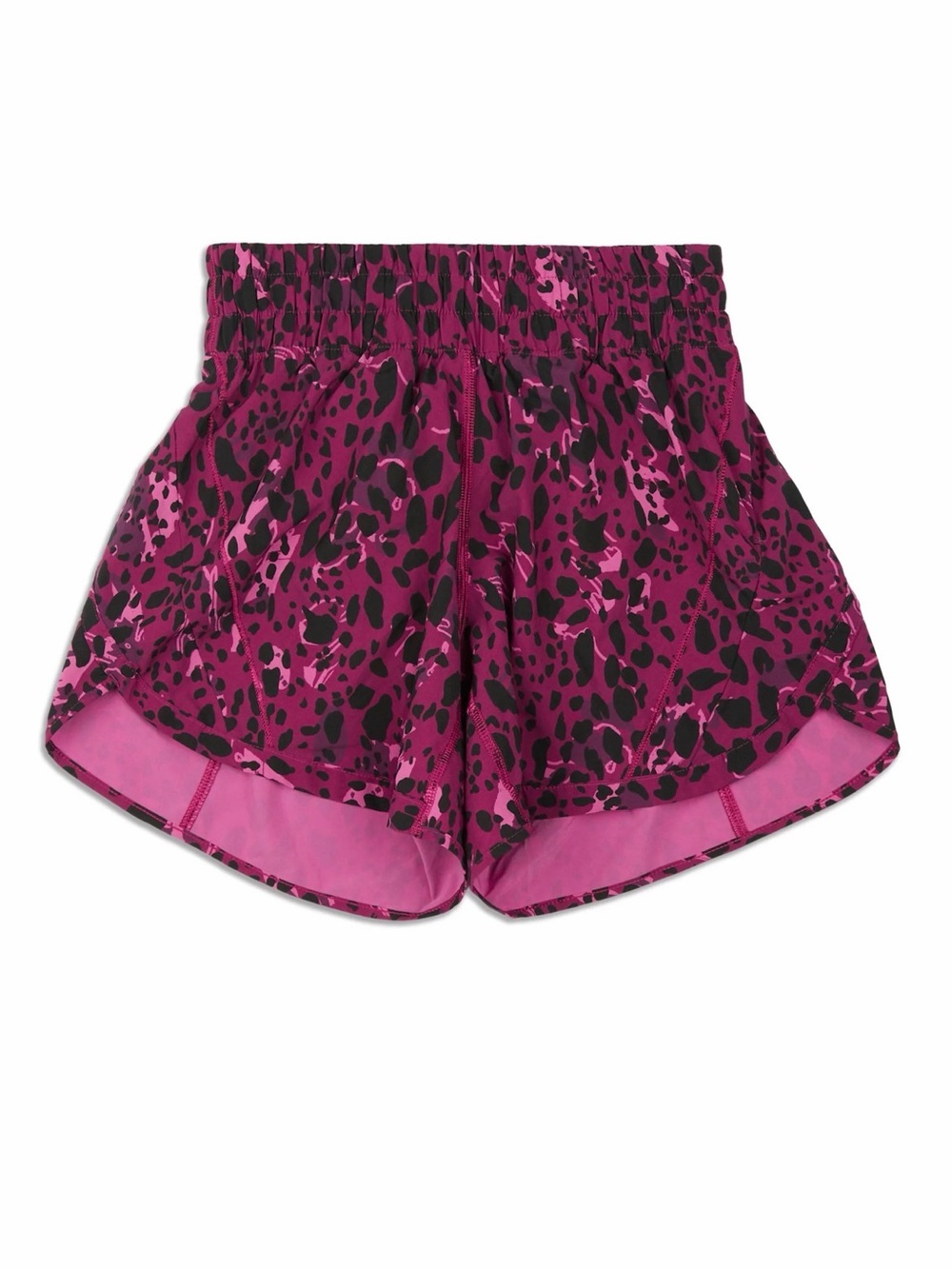 lululemon athletica Pink and Black Animal Print Athletic Shorts